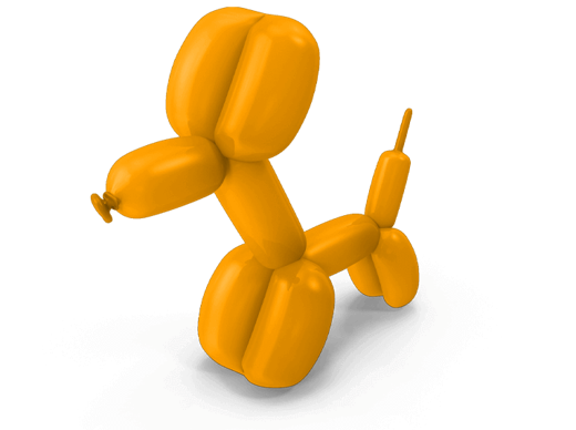 balão animal de estimação