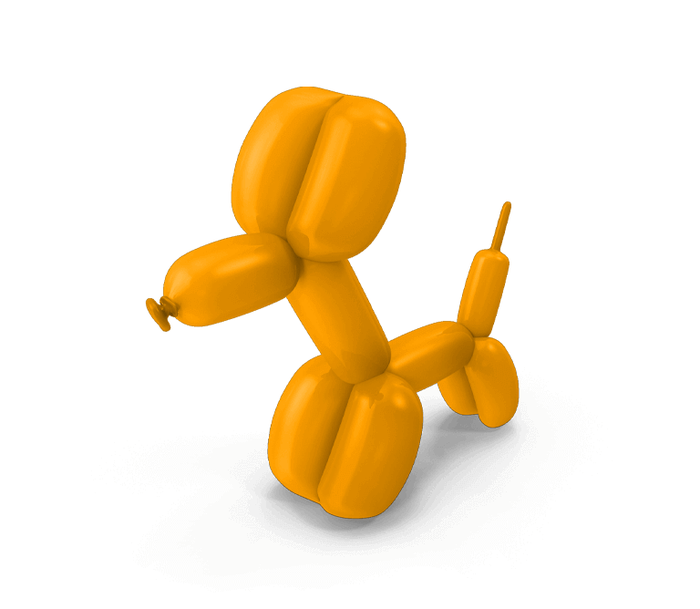 balão animal de estimação