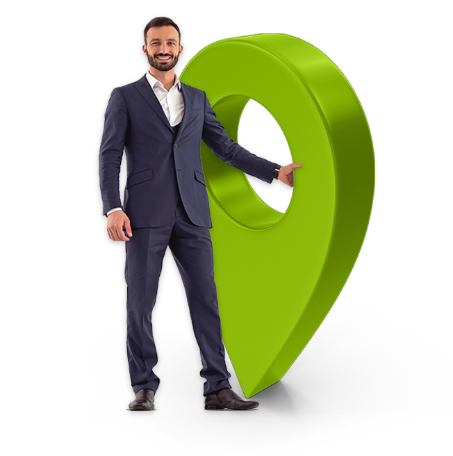 localizar mediador icon verde